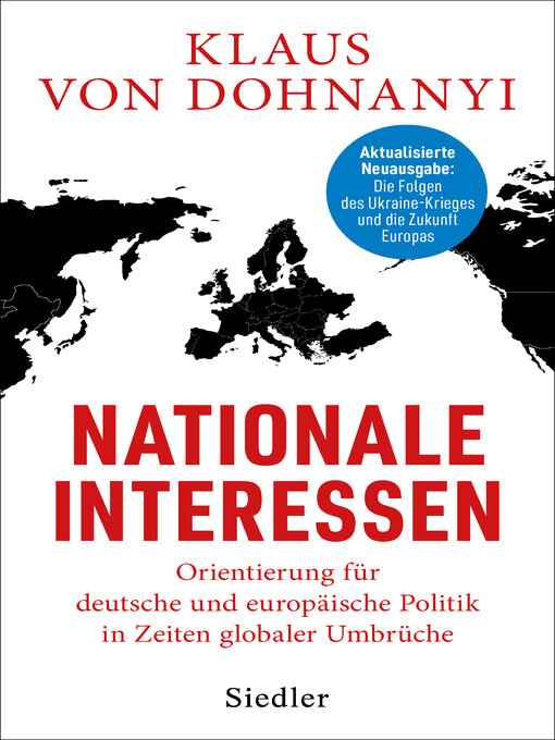 Title details for Nationale Interessen by Klaus von Dohnanyi - Available